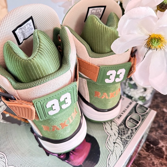 Patrick Ewing Rakim money green limited edition sneakers - Picture 7 of 7